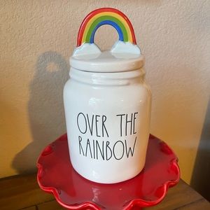 Rae Dunn Over the Rainbow Canister